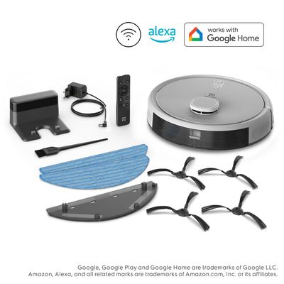 Robô Aspirador Electrolux 4 em 1 Wi-Fi Experience até 1h40 Mapeamento Branco (ERB62) Bivolt