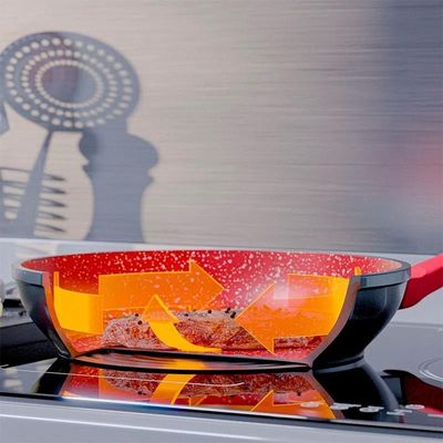 Frigideira Philco Definitive Pph240afr Revestimento Redstone 1,7l Vermelho E Cinza