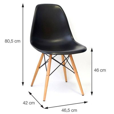 Cadeira Or Design Dkr Pp 1102 Preta