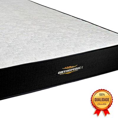 Cama Box Solteirão Bege E Colchão Orthopedic D33 Vstore