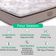 Cama Box Queen E Colchão Four Season Molas V-store Branco