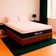 Cama Box Queen E Colchão Dallas Molas V-store 158x198x20 Marrom