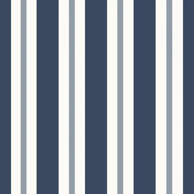 Papel de Parede Revoada Listrado Azul Marinho 4454