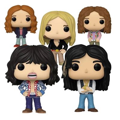 Funko Pop Rocks Aerosmith Steven Tyler e Banda 5 Pack