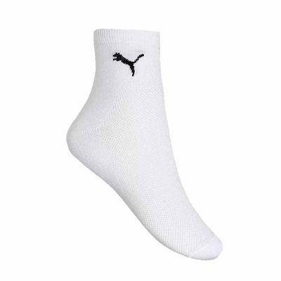Kit 12 Pares de Meia Puma Esportiva Cano Médio Masculino - Mescla 39-43 / Preto e Branco