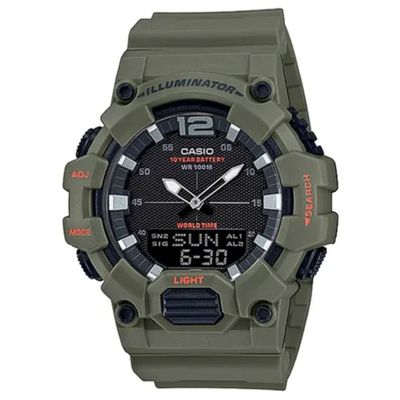Relógio esportivo masculino Verde HDC-700-3A2VDF