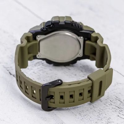Relógio esportivo masculino Verde HDC-700-3A2VDF