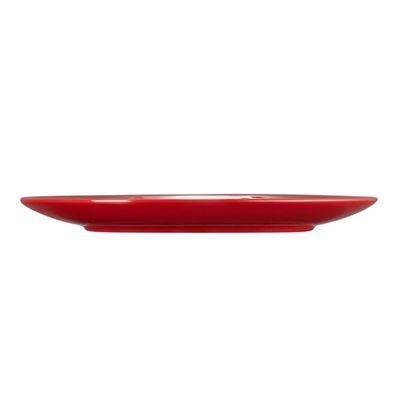 PRATO RASO LE CREUSET SPHERE HOLLY 19CM EM CERÂMICA VERMELHO 80033190600003
