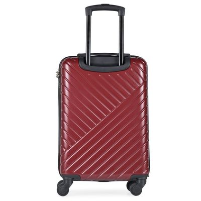 Mala de Bordo 10 kg Abs 4 Rodas Detroit Vermelha P / Vermelho