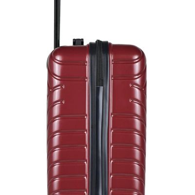Mala de Bordo 10 kg Abs 4 Rodas Detroit Vermelha P / Vermelho