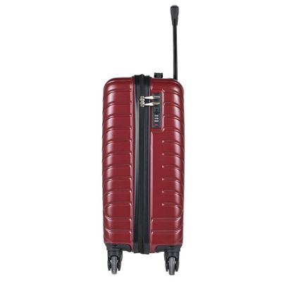 Mala de Bordo 10 kg Abs 4 Rodas Detroit Vermelha P / Vermelho