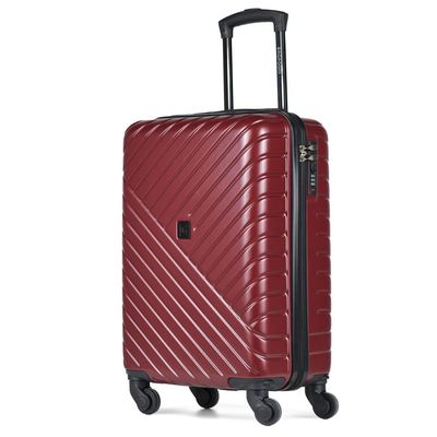 Mala de Bordo 10 kg Abs 4 Rodas Detroit Vermelha P / Vermelho