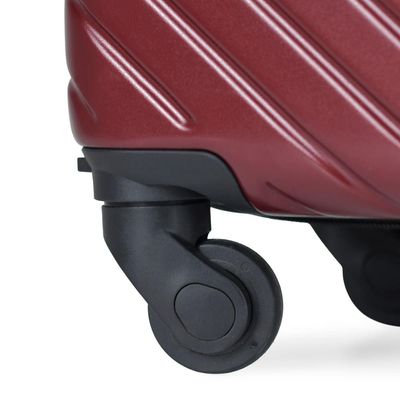 Mala de Bordo 10 kg Abs 4 Rodas Detroit Vermelha P / Vermelho