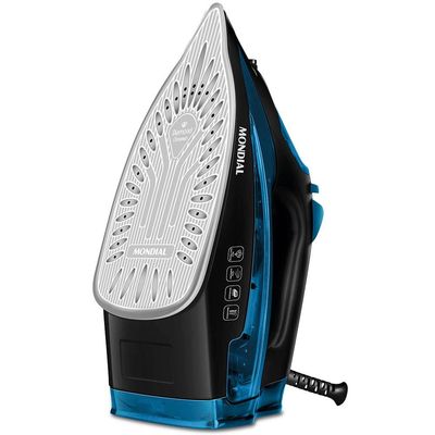 Ferro a Vapor F53 com Spray Mondial Preto/Azul / 220V