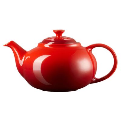 KIT LE CREUSET BULE 1,3L E 2 CANECAS BISTRO 400ML VERMELHO