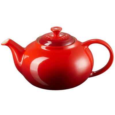 KIT LE CREUSET BULE 1,3L E 2 CANECAS BISTRO 400ML VERMELHO
