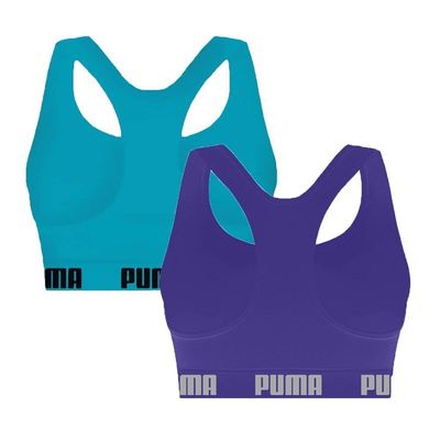 Kit 2 Tops Puma Nadador Sem Costura Feminino P