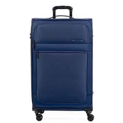 Mala Grande 32 kg Poliéster 4 Rodas Edimburgo Azul G / Azul