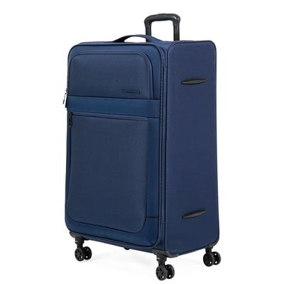 Mala Grande 32 kg Poliéster 4 Rodas Edimburgo Azul G / Azul