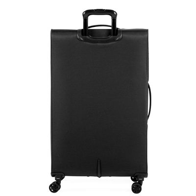 Mala Grande 32 kg Poliéster 4 Rodas Edimburgo Preta G / Preto