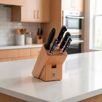 Bloco de Facas Zwilling Professional S 6 Peças de Precisão Alemã e Durabilidade Extrema
