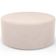 Puff Redondo Orgânico para Living 90cm Lola W01 Suede Bege - Lyam Decor