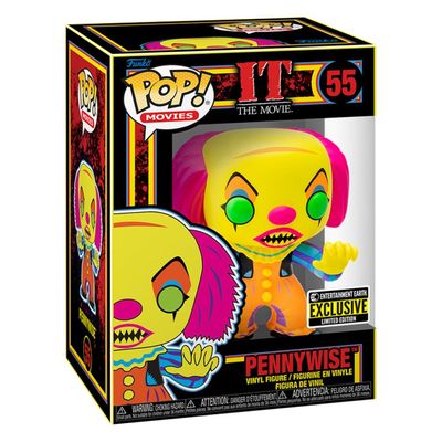 Funko Pop It 55 Pennywise Black Ligth