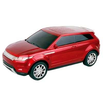 Mini Caixa de Som Portátil Formato Carro SUV Música  - WS-389 com Bluetooth, USB e Rádio FM | Cor:Vermelho