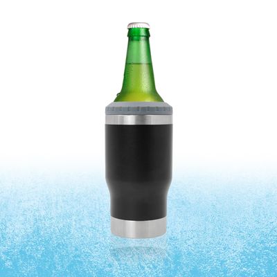 Copo Térmico Porta Lata Garrafa Long Neck Copo Abridor Cor:Laranja