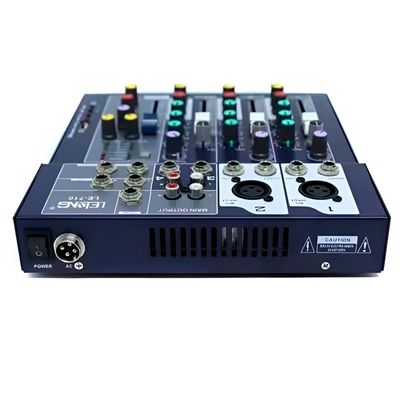 Mesa de Som Digital Mixer USB 4 Canais Bluetooth MP3 Player - Ideal para Home Studio e Lives