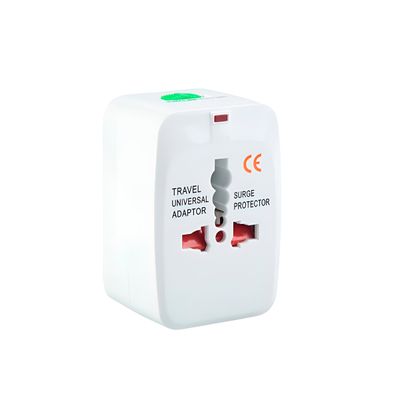 Adaptador de Tomada Universal 7 em 1 Bivolt com Pinos Retráteis para Viagem Padrões Eletricidade