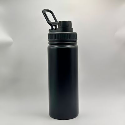 Garrafa Térmica Inox 800ml com Isolamento Térmico e Tampa Antivazamento 800ml Academia Hidratação | Cor:Branco