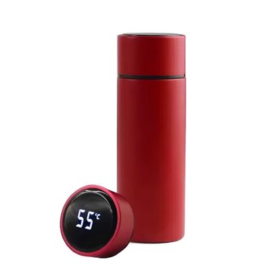 Garrafa Térmica Inteligente 500ml com LED e Sensor de Temperatura – Mantém Bebidas Quentes e Frias | Cor:Preto