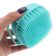 Esponja De Silicone Para Banho Massageador Dispenser Shampoo Sabonete Pets Cor:Verde Claro