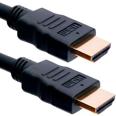 Cabo HDMI Full HD Transmissão Imagem Som Transferência de Dados 1m