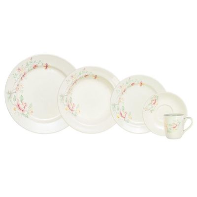 Aparelho De Jantar 30 Peças Primavera Suave Schmidt