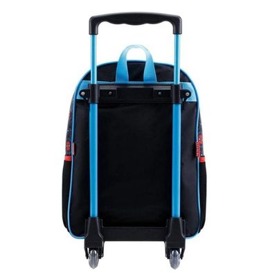 Mochila Rodinha Infantil Escolar Menino Homem Aranha Spiderman Xeryus Azul 11660