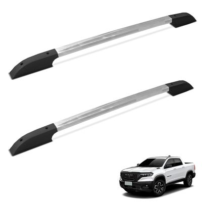 Rack de Teto Longarina Rampage 2023 a 2025 Colado Aluminio Polido