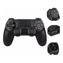 Controle Compatível Com Ps4 Sem Fio Joystick Wireless Doubleshock Preto