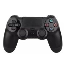 Controle Compatível Com Ps4 Sem Fio Joystick Wireless Doubleshock Preto