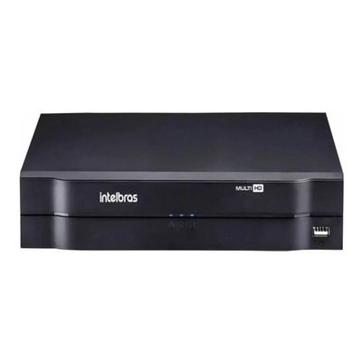 Kit Cftv Dvr Intelbras 4ch Mhdx Cabo E Conectores c/Hd