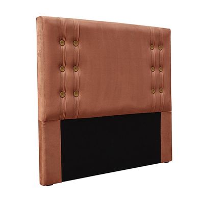 Cabeceira Decorativa King Size 1,95M Kors Veludo Cobre - Gran Belo