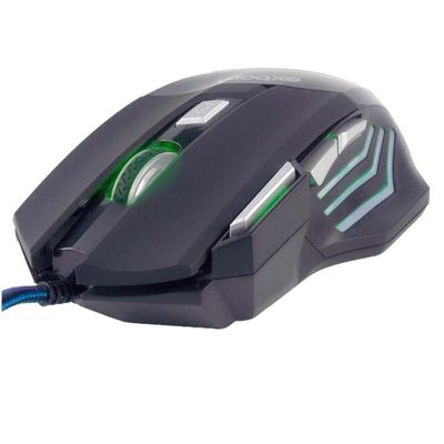 Mouse Gamer X7 Optico Usb 3200Dpi Com 7 Botões e Led Color
