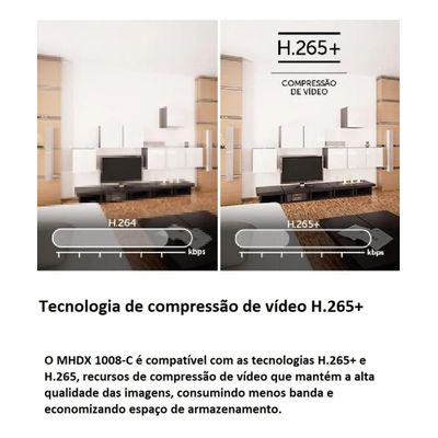 DVR Stand Alone MHDX 1216 Multi HD 16 Canais - Intelbras