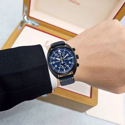 Relógio Citizen Masculino Ref: Ca7048-08l Solar Black Cronógrafo Eco-Drive