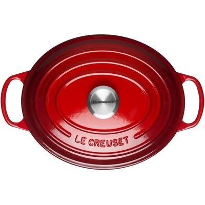PANELA OVAL SIGNATURE 4,1L 27CM LE CREUSET - Vermelho 211782706
