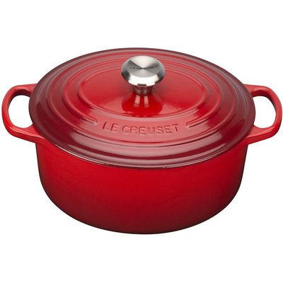 PANELA OVAL SIGNATURE 4,1L 27CM LE CREUSET - Vermelho 211782706