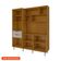 Cozinha Compacta Imperatriz 100% MDF 6 portas 2 Gavetas Freijó e Off White