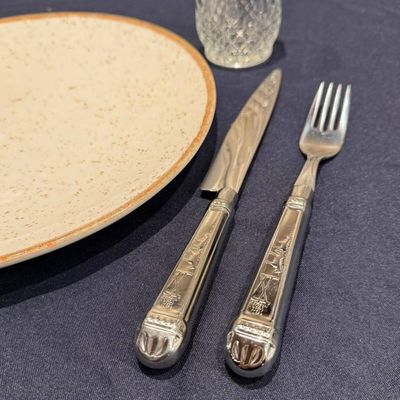 24 Garfos Jumbo Mesa 20cm Aço Inox Churrasco Nobre Talheres Robustos
