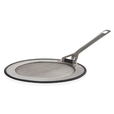 KIT LE CREUSET FRIGIDEIRA SAUTE 24CM E TELA PROTETORA EM AÇO INOX 3-PLY 24CM